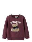 Name It Nmfrear Ls Sweat Bru Burgundy
