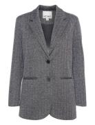 ICHI Ihkate Jacquard Over Bl Grå