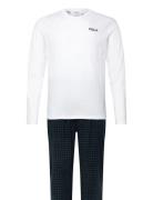 Polo Ralph Lauren Cotton Jersey & Plaid Flannel Sleep Set Vit