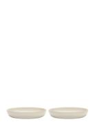 Serax Plate High White Pepper Black Feast By Ottolenghi Set/2 Vit