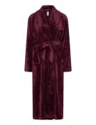Lindex Fleece Morgonrock Burgundy