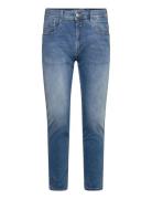Replay Anbass Trousers Slim Hyperflex Original Blå