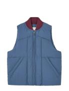 THE ANIMALS OBSERVATORY Lobster Kid Puffer Vest Blue-Grey Blå