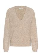 Soaked In Luxury Slvespera Pullover Beige