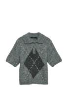 Vero Moda Vmbliss 2/4 Pol Ck Pullover Ga Grå