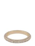 SNÖ Of Sweden Liz Crystal Ring Guld
