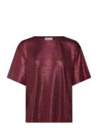 FREE/QUENT T-Shirt From Freequent Burgundy