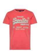 Superdry Neon Vl T Shirt Korall