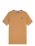 Lyle & Scott Multi Rib T-Shirt Beige