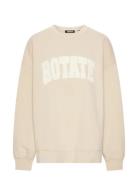 ROTATE Birger Christensen Heavy Sweat Crewneck Beige