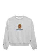 Prohibited Emblem Patch Crew Neck Grå
