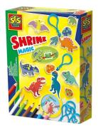 SES Creative Shrink Foil - Dinosaur Keychains Multi/patterned