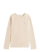 Tommy Hilfiger Wb Ls Waffle & Pj Set - Boxed Beige