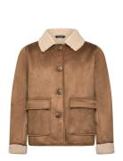 Lauren Ralph Lauren Faux Shearling-Fx Shearling Sb 24" Brun