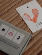 Vanilla Copenhagen Hånd Og Fodaftryk - Stempelsæt Pink/Sort Rosa