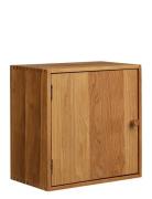 House Nordic Nanna - Wall Shelf With Door, Oak , 18X30X30 Cm