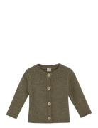 CeLaVi Cardigan - Knitted Khaki Green