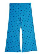 Mini Rodini Polka Dots Aop Flared Trousers Blå