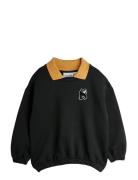 Mini Rodini Panther Patch Collar Sweatshirt Svart