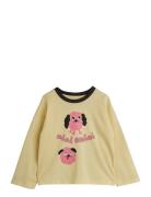 Mini Rodini Doggies Sp Ls Tee Gul