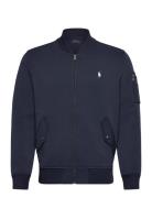 Polo Ralph Lauren Double-Knit Bomber Jacket Marinblå