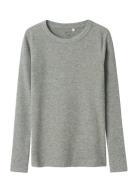 Name It Nkfnakal Ls Top Noos Grå