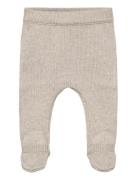 Mango Knitted Leggings Beige