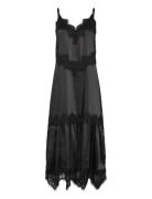 Coster Copenhagen Dress With Lace Detail Svart