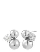 Bud To Rose Brea Crystal Earring Silver Silver