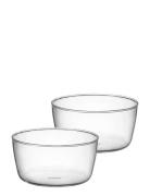 Dorre Seria Serving Bowls 2-Pack Glass Ø10*5 Cm Nude