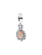 Pandora Infinity Sterling Silver Double Dangle With Clear Cubic Zircon...