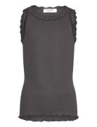 Rosemunde Kids Rkbalta Sl Tank Top W/Lace Grå