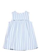 Mango Waistband Detail Dress Blå