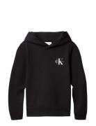 Calvin Klein Small Monogram Hoodie Svart