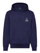 Polo Ralph Lauren Logo Fleece Hoodie Marinblå