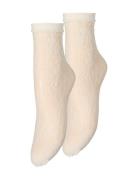 Becksöndergaard Lacia Lace Sock 2 Pack Kräm