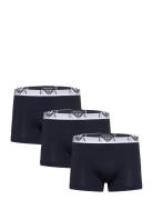 Emporio Armani 3 Pack Bottom Marinblå