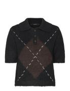 Vero Moda Vmbliss 2/4 Pol Ck Pullover Ga Brun