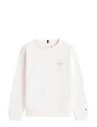Tommy Hilfiger Mini Corp C-Neck Sweatshirt Vit