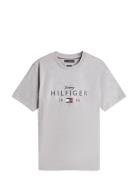 Tommy Hilfiger Brand Love Big Hilfiger Tee Grå
