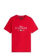 Tommy Hilfiger Brand Love Big Hilfiger Tee Röd