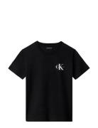 Calvin Klein Chest Monologo Ss T-Shirt Svart