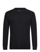 Hollister Thermal Henley Svart