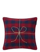 Lexington Home Wrapped Checked Organic Flannel Pillow Cover Multi/patt...