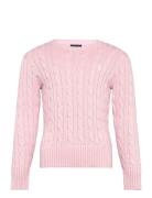 Ralph Lauren Kids 20/2 Cotton-Cable Cn-Tp-Swt Rosa