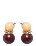 Mango Combined Bead Earrings Guld