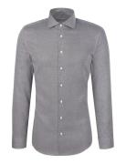 Seidensticker Cityhemden 1/1 Arm Grå