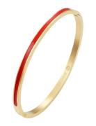 Bud To Rose Minnie 4Mm Bracelet Red/Gold Guld