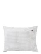 Lexington Home Checked Cotton Poplin Pillowcase Vit