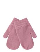 Lindex Mittens Magic Fix Wool Rosa